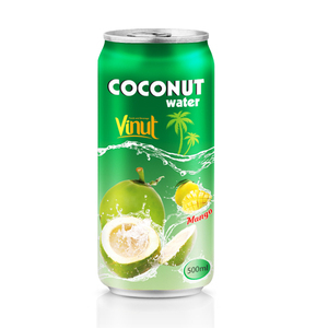 Eau de coco en conserve de 330 ml avec saveur d'orange, prix de gros, eau de coco - Product Image 6