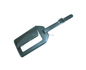 Porte-étiquette de nom d'étiquette de bagage en cuir personnalisé de haute qualité pour le voyage - Product Image 1