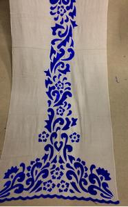 New Fancy Velvet Decorated Shawl <b>Pashmina</b> Cashmere Wool for Winter in Elegant Design - Product Image 4