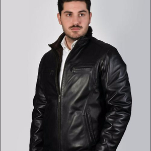 เสื้อโค้ทหนังแกะสำหรับผู้ชายคอลเลกชันใหม่สำหรับฤดูหนาวมีบริการ OEM - Product Image 1