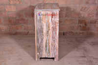 Cajón de madera tallado antiguo moderno, mueble reciclado para el hogar, mueble para dormitorio, sala de estar, hogar y oficina a granel