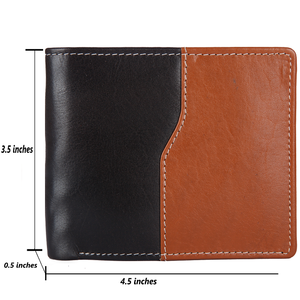 Most Selling RFID Secure Men's <b>Wallet</b> Genuine Leather Bifold <b>Wallet</b> with Cash Pocket and <b>Card</b> Slots Available For Sale - Product Image 5