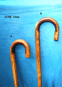 Bastón de Bambú con Mango Semicircular de Estilo Antiguo / Bastones para Caminar / Bastón de Senderismo - Product Image 3
