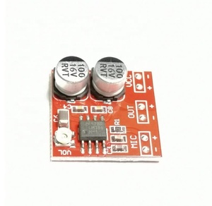 Taidacent microfone elétrico, 20 para 200 ganho calculadora estéreo op amp baixa tensão simples lm386 amplificador de áudio de circuito - Product Image 3
