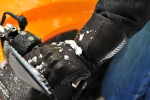 Guantes de Motociclismo de Entrenamiento Resistentes al Viento, Personalizados OEM, de Alta Calidad, Unisex, de Cuero Impermeable, con Correa de Muñeca Ajustable - Product Image 5