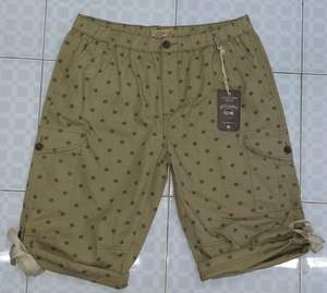 Pantalones cortos Cargo estampados de algodón 100% para hombres, prendas listas para usar de Bangladesh, stock de primavera para adultos - Product Image 2