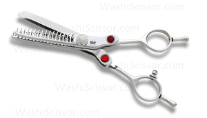 Ciseaux pour salon de coiffure et barbier, double rang, pour coiffeur - Product Image 2