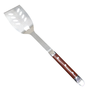 Ensemble d'outils de barbecue 4 pièces, couteau en acier inoxydable Damas VG-10 67 couches de 8 pouces, spatule imitation Damas, pinces, fourchette soudées - Product Image 3