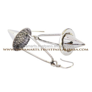 Pendientes de gota de diseño religioso moderno de Plata de Ley 2025 con nuevo patrón 925 para mujeres y niñas, regalo de boda de estilo Vintage para ella - Product Image 2