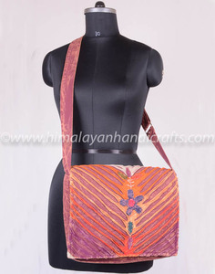 Rainbow Razor Cut Flower Artwork Crossbody <b>Shoulder</b> <b>Bags</b> Fashion Flap <b>Over</b> Purse with Adjustable <b>Shoulder</b> Strap RSCB-0502-C - Product Image 2