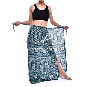 กางเกงซารองพิมพ์ลายช้าง กางเกงพัน กางเกงชายหาด - Product Image 3