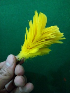 Sombreros Glengarry amarillos al por mayor con pluma teñida Hackles Balmoral Plumes Hackles - Product Image 6