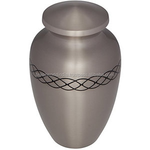 ไพลินสีฟ้าเผาศพ Urn อุปกรณ์งานศพ Brassworld อินเดีย - Product Image 4