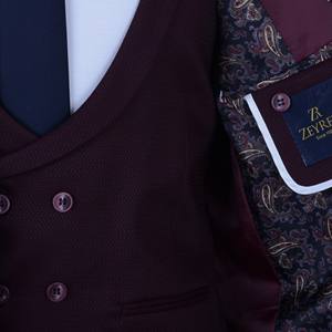 Costume pour homme nouveau design Costume moderne coupe ajustée personnalisé Costume pour homme de grande marque de luxe et élégant - Product Image 3