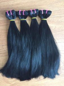 Extensión de cabello Remy virgen de Vietnam, máquina de doble trama, cabello humano recto sedoso, todos los colores adecuados - Product Image 3