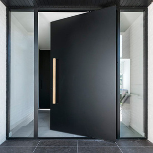 Proveedor de China, precio inferior, puerta pivotante de <span class=keywords><strong>aluminio</strong></span> con vidrio irrompible - Product Image 2