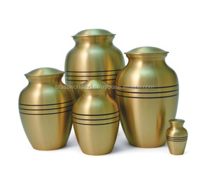 ชุดเครื่องทองเหลืองสำหรับเผาศพวงดนตรีคลาสสิกโดย brassworld อินเดียพิวเตอร์อุปกรณ์งานศพ - Product Image 5