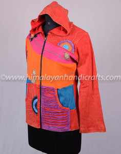 Chaqueta con capucha de corte Pixie, prenda Bohemia, CSWJ 424A, Color a la moda - Product Image 5