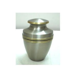 Hot Vantage, urna moderna de lujo con bandas doradas antiguas para cenizas de cremación para adultos, urna superior de cúpula de Metal de estilo americano, suministros funerarios - Product Image 3