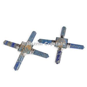 Lapislázuli Reiki-generador de curación piramidal, artículo de curación metafísica - Product Image 1
