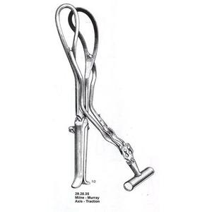 Fórceps obstétricos con mango de tracción certificado CE Mahersi, para uso en obstetricia - Product Image 3