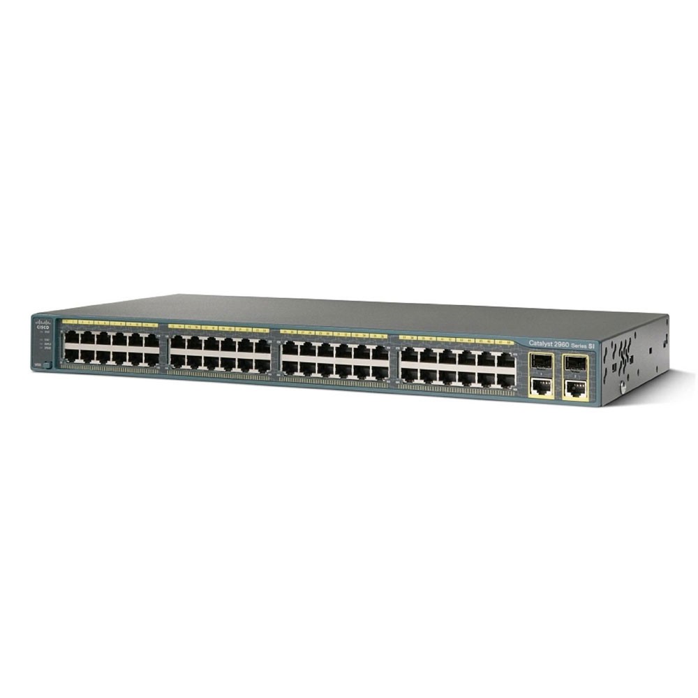 UTILIZZATO. Catalyst 2960 Series WS-C2960-48TC-L Interruttore 48 porte Switch gigabit