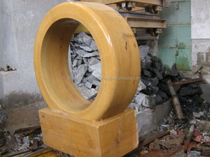 Fuente de agua de jardín con esfera rodante de granito negro Natural, diseño giratorio con función flotante - Product Image 6