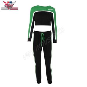 2019ขายร้อน2ชิ้นชุดเสื้อกันหนาวผู้หญิงชุดกีฬาแขนยาวสวมใส่สบายๆชุดสูทเหงื่อชุด - Product Image 5