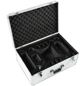 Estuche de Aluminio para <span class=keywords><strong>DJI</strong></span> <span class=keywords><strong>Phantom</strong></span> 3, Estuche Profesional de Aluminio EVA Rígido con Cierre de Llave, Caja para Dron FPV, Estuche para Herramientas de Quadcopter - Product Image 3