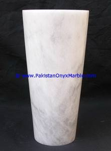 แจกันหินอ่อนออนิกซ์คุณภาพสูง ลายซิอารัต หินอ่อนคาร์ราราสีขาว งานฝีมือจากหินธรรมชาติ - Product Image 4