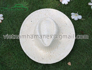 หมวกปานามาใส่ได้ทั้งชายและหญิงหมวกฟางใบปาล์มธรรมชาติ - Product Image 2