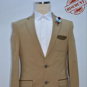 เสื้อเบลเซอร์ผ้าคอตตอน % 97สำหรับผู้ชาย,เสื้อเบลเซอร์สแปนเด็กซ์3กระดุม2เม็ดหรูหราคุณภาพสูงชุดสูททางการ - Product Image 2