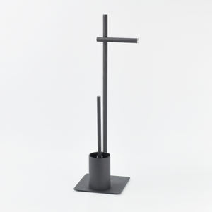 Porte-papier rond en forme de croix, Tube de papier toilette, avec support de brosse de toilette, livraison gratuite - Product Image 1