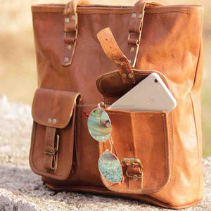 Sacs à main en cuir véritable pour femmes, vente en gros de sacs de messager durables, sac fourre-tout, sac à main vintage - Product Image 1