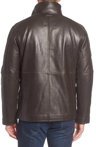 Nueva chaqueta de cuero de piel de oveja Natural larga acolchada de temporada de invierno de moda 2024 para mujer con color de capucha - Product Image 3