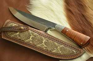 Funda de cuero cuchillo de hoja fija - Product Image 4