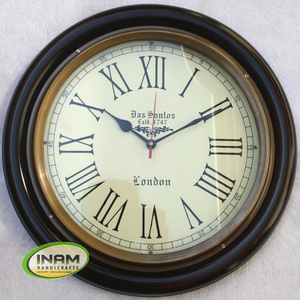 Reloj de pared colgante con acabado hermoso y de diseño, reloj de pared, reloj de estilo náutico marino - Product Image 2