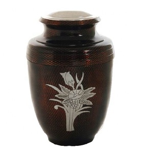 Cenizas Urna de cremación de metal metálico para cenizas humanas Urna de cremación de metal para cenizas humanas - Product Image 1