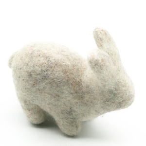 Len Zealand Nỉ Bằng Tay Của Phụ Nữ Nepal Nghệ Nhân Công Cụ Giáo Dục <span class=keywords><strong>Bunny</strong></span> Phục Sinh Trang Trí FYND-021 Thỏ Mù 100% New NP - Product Image 2