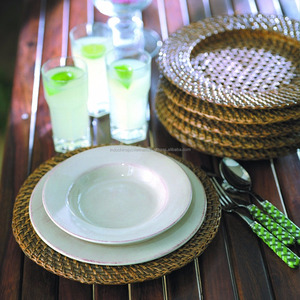 Sous-plat en rotin, porte-assiette, fabriqué au Vietnam, sous-plat en rotin en gros - Product Image 2