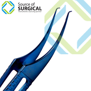 Pinzas para cejas recubiertas de titanio con pinzas para pestañas de Punta puntiaguda para el cuidado de pestañas - Product Image 2