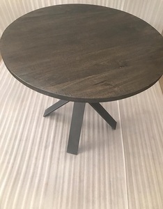 Industrial Solid Acacia Wood Top Coffee Table Home Living Room Furniture - Product Image 1