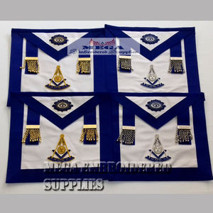 Mandil Masónico Internacional Thopson con Bordado de Maestro, Imitación de Cuero, Cinta, Hecho a Mano, Punto de Cruz, Artesanía de Bordado - Product Image 6