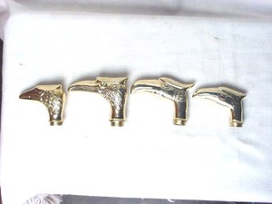 New Brass Eagle Birds <b>Handles</b> for <b>Walking</b> <b>Sticks</b> and Umbrellas with Rubber Tips for Outdoor Activities Like Hiking - Product Image 4