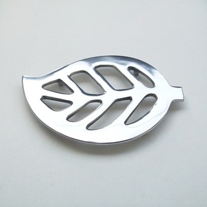 Silver Leaf Trivet Venta caliente y alta calidad Más vendidos y alta calidad gratis, posavasos - Product Image 1