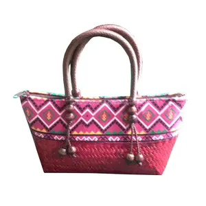 Traditionnel Du Nord de la Thaïlande À La Main de Style Sac À Main En Bambou - Product Image 1
