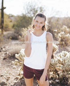 เสื้อกล้าม100% ออกกำลังกายผ้าฝ้ายธรรมดาสำหรับผู้หญิงเสื้อกล้ามระบายอากาศได้สำหรับเล่นกีฬาออกกำลังกาย - Product Image 6