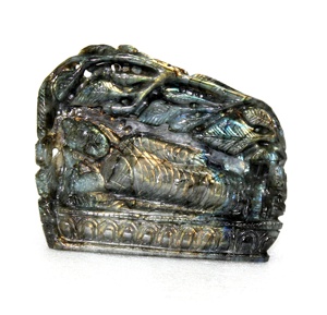 Estatua tallada de Buda, labradorita Natural de alta calidad, todos los tamaños disponibles, escultura hecha a mano - Product Image 2