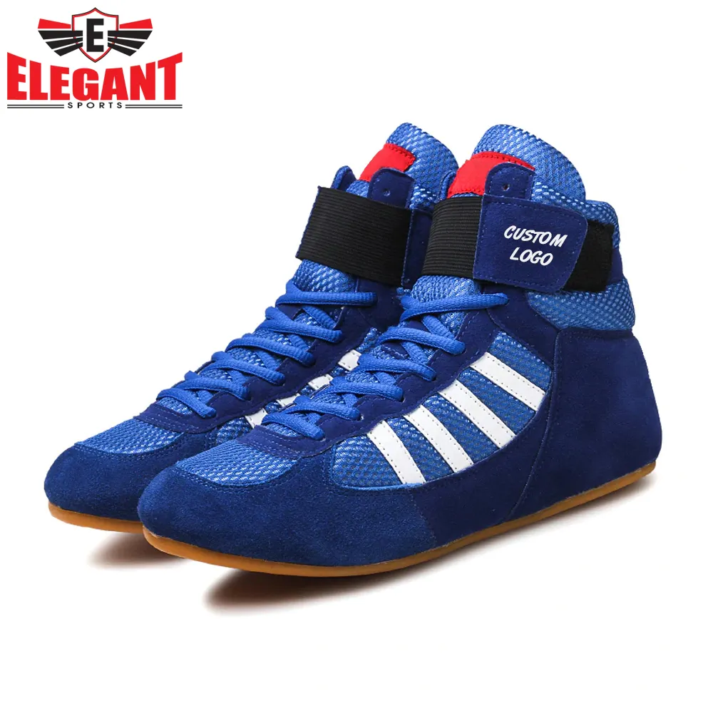 Beste Qualität PU Leder Training Boxen Stiefel Taekwondo Schuhe Benutzerdefinierte Boxen Sport Schuhe