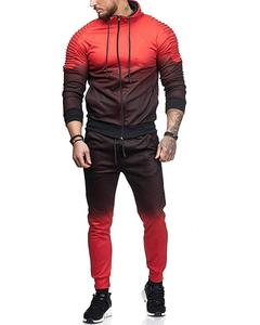 Chándal Deportivo Personalizado para Hombre, Talla Grande, Diseño Sólido, de Invierno, de Alta Calidad, Secado Rápido, para Deportes al Aire Libre - Product Image 4